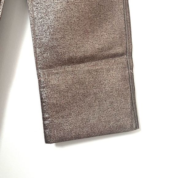 Madewell Emmett Wide-Leg Crop Pants in Metallic - Picture 5 of 9